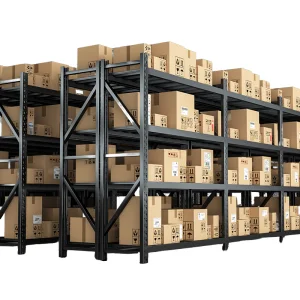 Black Warehouse Shelving Metal Shelving