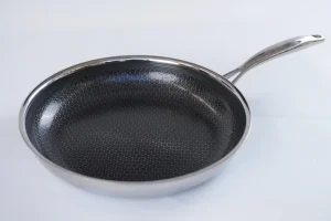 Factory Wholesale Customization Stainless Steel Non Stick Honey Comb Frying Pans Ceramic Coating Pfoa &amp; Pfas Free Ceramic Cookware