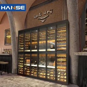 High End European French Modern Style Stainless Steel Coded Lock Bar Wine Cabinet White Consoles for Hotel