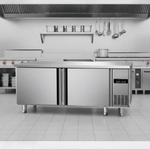 Commercial Refrigerated Worktable Stainless Steel for Prep Area