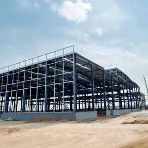 هناجر طائرات هيكل فولاذي عالي الجودة بتصميم إطار بوابة وتصميم ثقيل التحمل