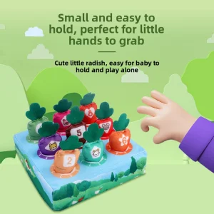 Baby Pull Carrot Plush Toy Montessori