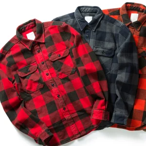Custom Men's Cotton Flannel Plaid Shirt