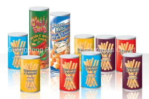 Snack Extrudado Halal com Baixo Teor de Gordura, 100% Não Frito (aprovado por HACCP/BRC/ISO/FDA/HALAL)