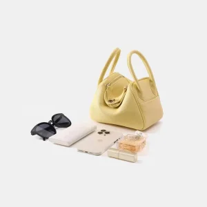 Bolso grande de doctor Senior Sense, bolso Lindy, bolso de grano de lychee, bolso de mano para mujer, bolso de hombro, bolso tipo almohada, bolso de mujer