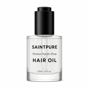 OEM Luxury Platinum Peptide Hair Oil Volumizing Serum Deep Repair For Damaged Fine Hair 30ml Private Label Custom Care Wholesale