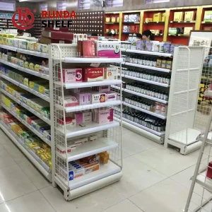 High Quality Q235 Cold Rolled Steel Supermarket Shelf