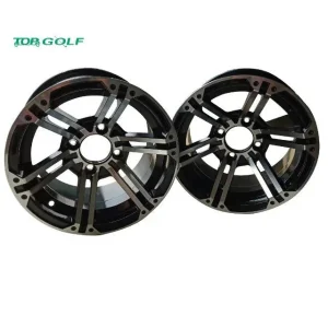 14inch Golf Cart Black Hubcap