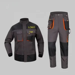 Ropa de trabajo personalizada: ropa de trabajo mecánica para hombres, chaquetas, pantalones, ropa de seguridad para construcción, conjuntos de uniformes