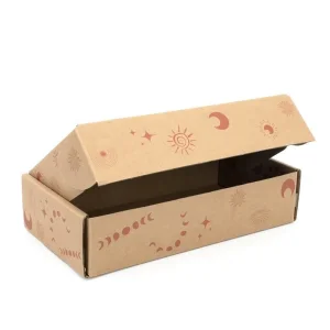 Custom Size Kraft Corrugated Box with Full Color Printing for Gift Packaging