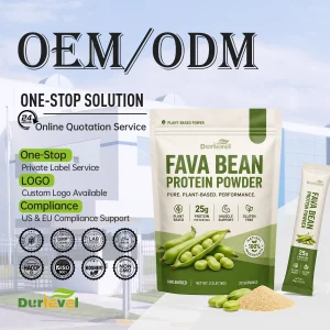 Premium Organic Vegan High Quality Best Selling Bulk Wholesale Oem Private Label Pure Fava Bean Protein Powder