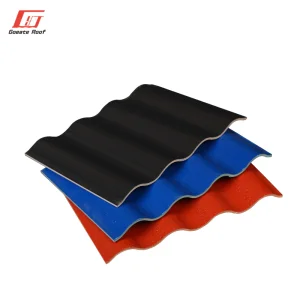 Solar Roofing Tiles Lightweight Roofing Materials Plastic Roof ASA Coated UPVC Roofing Tile