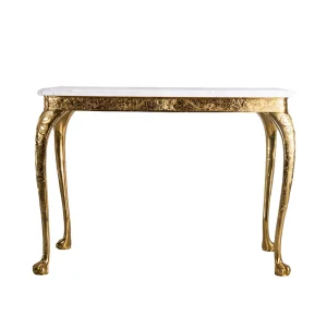 High-Quality Solid Brass Four Legs Dressing Table
