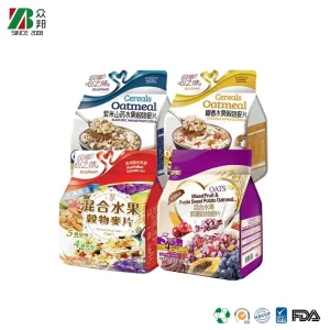 Premium Custom Packaging For Cookies Granola Cereal Oats And Grain Products