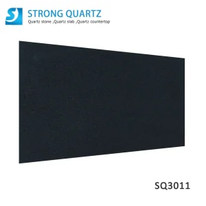 Popular Pure/Single Black/White Artificial Quartz Stone for Flooring Tiles/Countertops/Island with Best Price