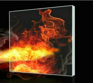 5mm 6mm 8mm10mm 12mm Fire Glass Reflective Toughened Borosilicate Anti Fire Glass for Windows and Doors
