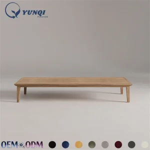 Modern Outdoor Furniture Set Metal Fire Pit Luxury Outdoor Garden Teak Outdoor Coffee Table with Dining Chair