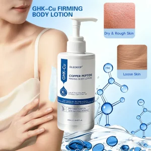 Private Label Improves Skin Firmness &Elasticity Skin Helps Repair Skin Barrier Lotion Deep Hydration Ghk-Cu Firming Body Lotion