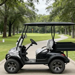 Heavy-Duty Gasoline 4 Stroke Golf Cart with Dual Hydraulic Damping 1-2 Seats 70-90km Range