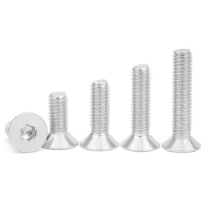 Many Colors Light Weight Aluminum Hex Socket Threaded Fasteners