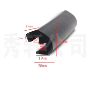 High/Low Temperature Resistant Automotive Silicone Rubber Sealing Strip Compatible with Multiple Vehicle Models Quality Guaranteed