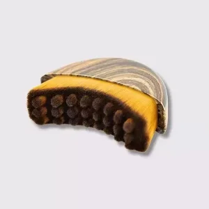 Custom Logo Durable Soft Bristles Lymphatic Contour Face Brush