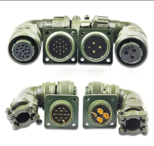 Conector de retroalimentación del codificador Huada Guangshu Mige 4-Core 4p Línea de alimentación motor servo con conector de aviación 15 Núcleo 15p