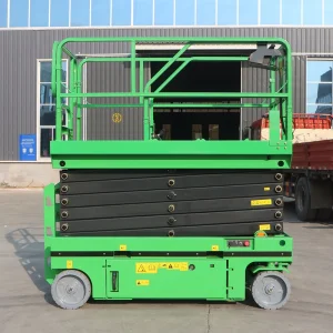 Maneuverable 7.8m Max Working Height 230kg Capacity for Warehouse Tasks Electric Scissor Lift