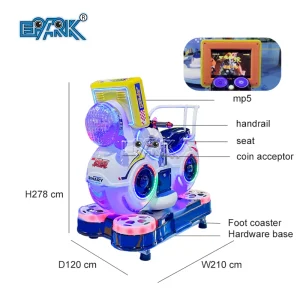 Epark Spaceship Swing Ride Kiddie Rides Machine Kids Video Rides on Swing Car for The Shopping Mall for Sale