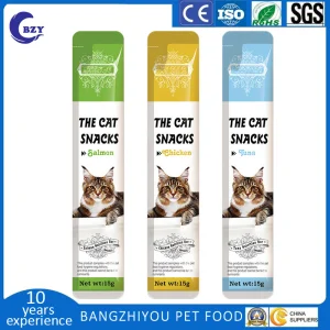 Pet Food Manufacturer Wet Cat Pouch Food 15g