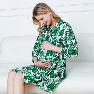 Wholesale Floral Women Maternity Sleepwear