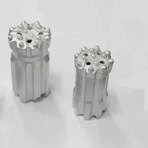 T51 Button Bit 89mm Drop Center Retract Casting Carbon Steel Silver Drilling Tool 6-Month Warranty Coal Mining TECHGONG 5kg