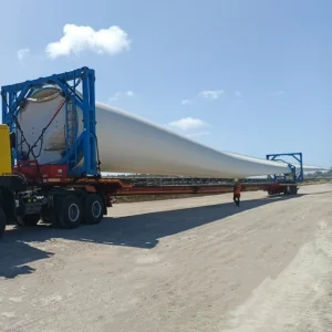 Telescopic Wind Turbine Blade Transporter