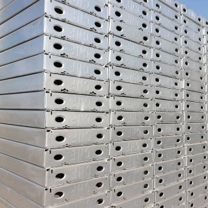 Hot Dipped Galvanized Platform Board Heavy Duty Antislip Steel Walk Board for Scaffolding System