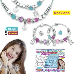 Wholesale Creative Bracelet-Making Set with Charm Pendants DIY Playful Charm &amp; Jewelry Kit, Tweens &amp; Girls, Arts &amp; Crafts Set Toys