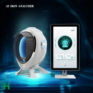 3D AI Skin Analysis Machine Facial Skin Analyzer Scanner 9 Spectrum Digital Analyzer Face Analysis Machine for Beauty Salon