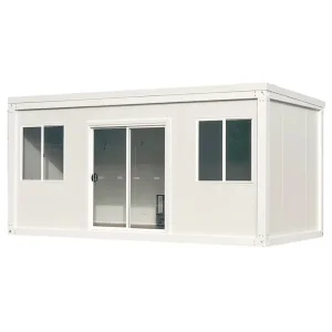 Custom Flat pack container house 20ft prefab tiny house barber shop