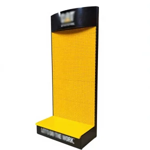 Peg Board Shelve Metal Pegboard Display Stand