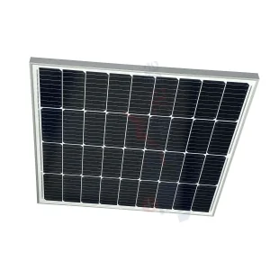 Painel Solar Mono de Alta Eficiência 80W 18V para Casas Off-Grid