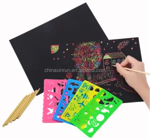DIY Educational Craft Toys Scratch Art for Children