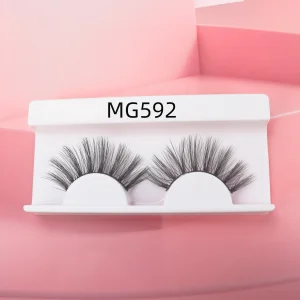 رموش مقلدة فاخرة 16mm 5D مع تعبئة مخصصة