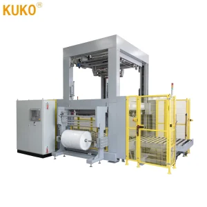 Kuko Stretch Hooding Pallet Packaging System for Paper and Cardboard