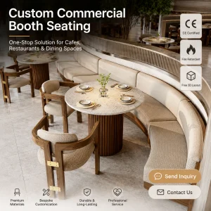 Nordic Cafe Furniture Solid Wood Rattan Set