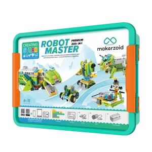 Makerzoid Premium We Do 2.0 STEM Education &amp; Maker Board Toy Kids 6+ Coding Robot with 47 Free Course Videos