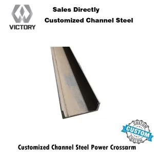 Heavy-Duty Steel Channel Cross Arm with Rust-Resistant Finish