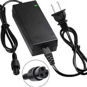 36V Smart Lithium Battery Charger DC42V 2A 5.5X2.1mm for 10 Series 36V 8ah 9ah 10ah 12ah 20ah with LED Indicator EU Us Plug