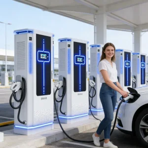 MID Certified Public Safe CCS2 Three Phase DC EV Charger Germany Ocpp Station