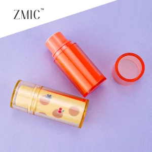 Round Foundation Stick Tube Private Label Blush Stick Container Solid Balm Stick Cosmetic Packaging