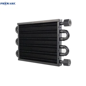 6 Rows Universal Transmission Oil Cooler Radiator Converter Kit