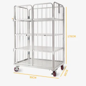 Folding Cage Trolley Cart